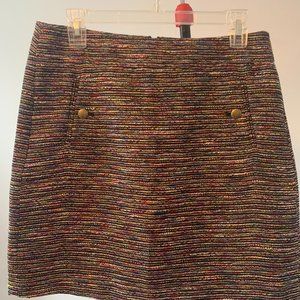 Loft, vintage style, multi-colored skirt size 4